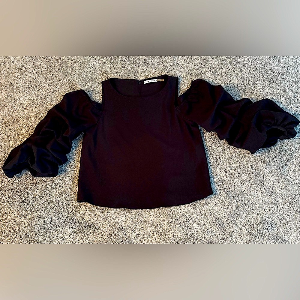 Alice + Olivia Cold Shoulder Top